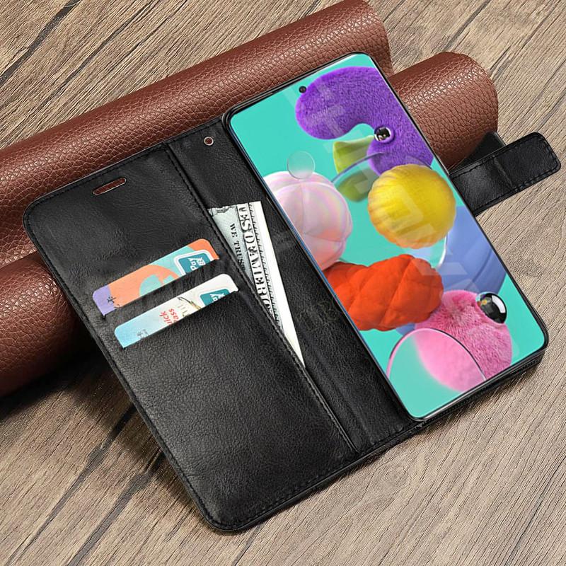 Luxusní kožené pouzdro na peněženku Magnet pro Samsung Galaxy A51 A71 Pouzdro na SM A515F A715F A 51 A71 měkký silikonový kryt na telefon Samsung A51 Flip Book Fundas