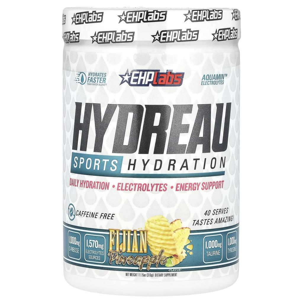 Hydreau Sports Hydration, Fiji Pineapple, 316G(11.15Oz)