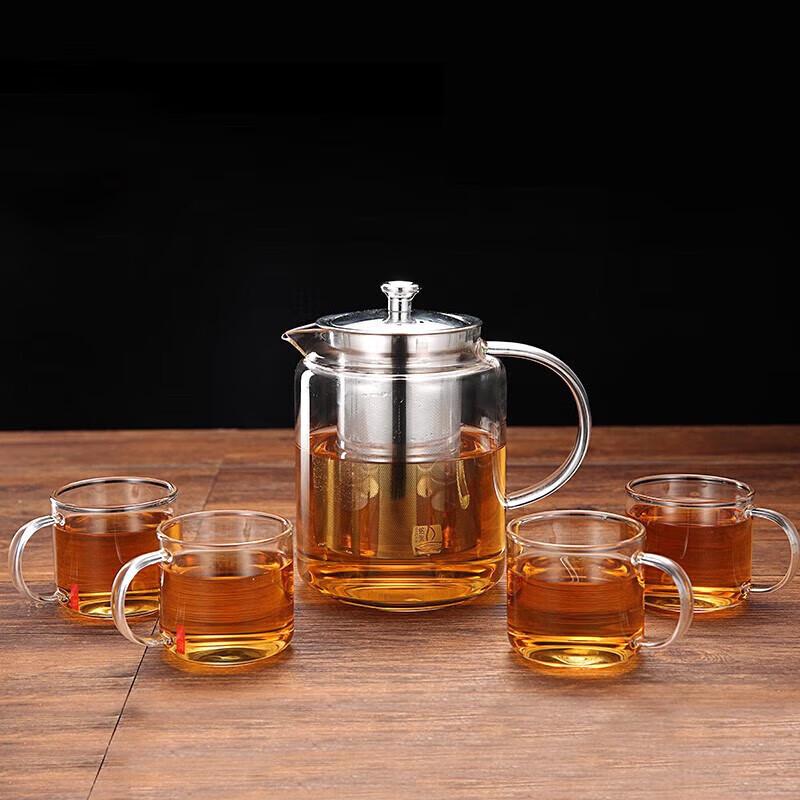 MINGRUN Heat-Resistant Glass Tea Set