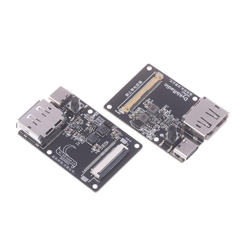 30Pin 40Pin Dp To Edp Driver Board Typec Edp Signal Adapter Board Edp Cable 4K 8K 144Hz For 30P 40P Computer Lcd Display Screen