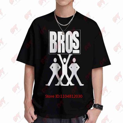 Bros Tour Singer Concert Retro Short Sleeve Tee  Cotton TShirt