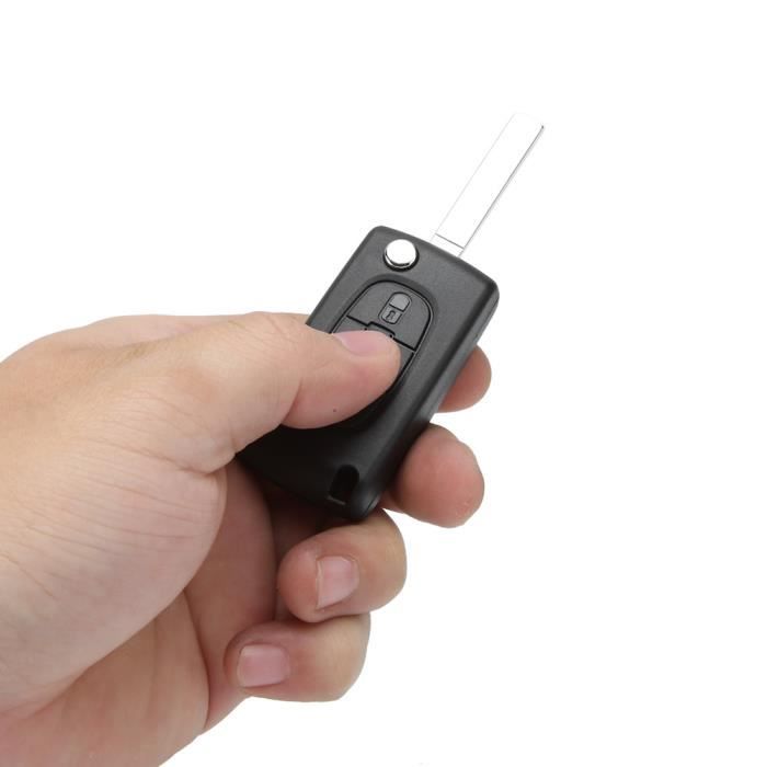 Dilwe 3-button Remote Key Shell for Peugeot 207 307 407 308 607