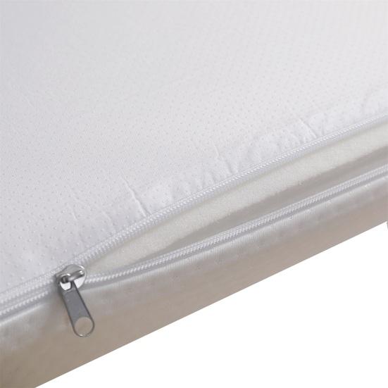 Foldable Mattress, Honeycomb Fabric, Ergonomic, Breathable And Durable, Compression Packaging, Multi-Purpose Mat, Hardness H3, 23D Sponge, White,