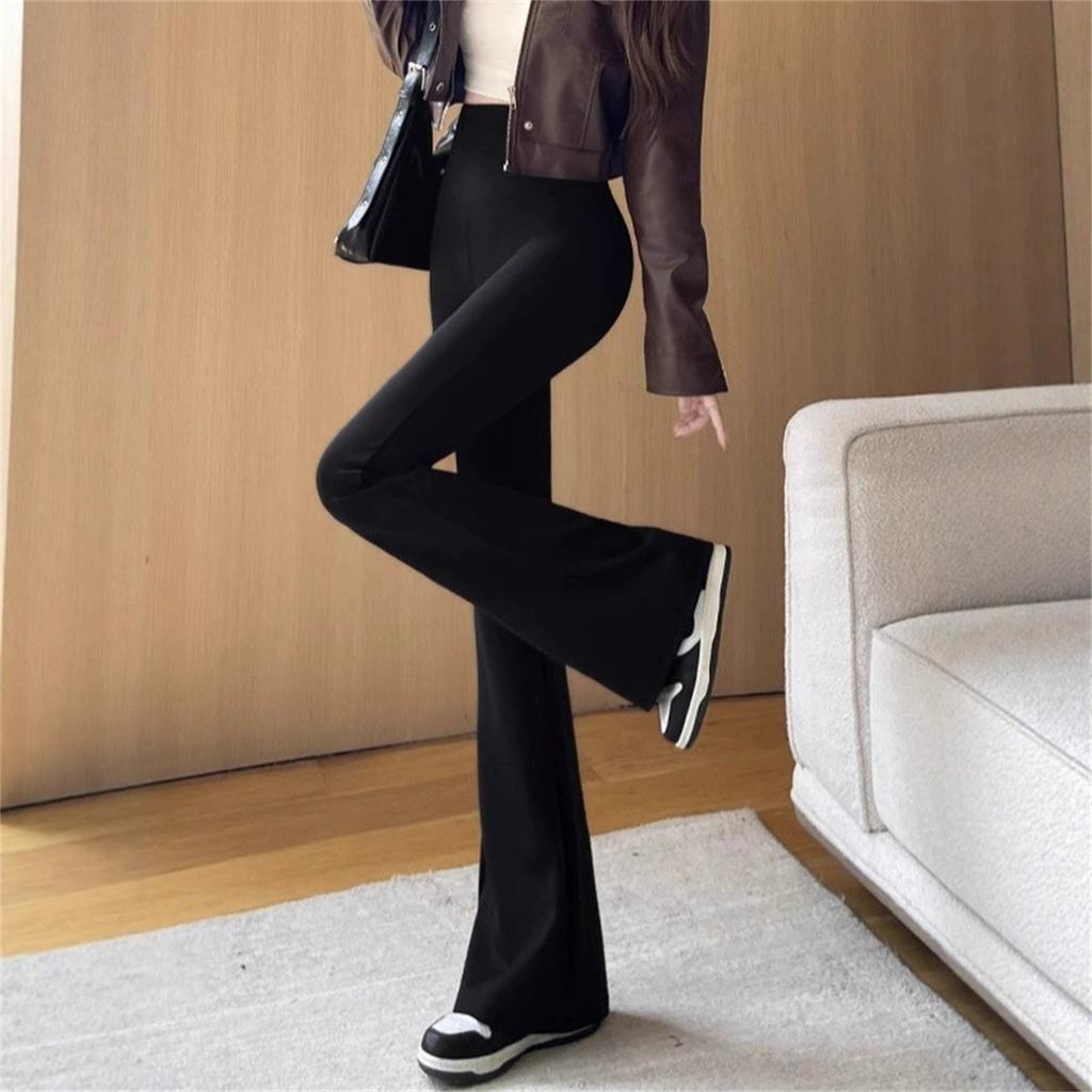 (Regular ) Flare Pants for Women, Non-Slim Fit, Summer Flare Pants