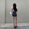 High Waist Slim Women's Summer Mini Skirt - Large Size, Anti-Exposure, Lightweight, Tight, and Ultra-Short.