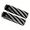 2pcs Bike Pegs Anti Skid Aluminum Alloy Bicycle Footrest Footpegs for Mountain Bikes Standard Axle Bikes Black