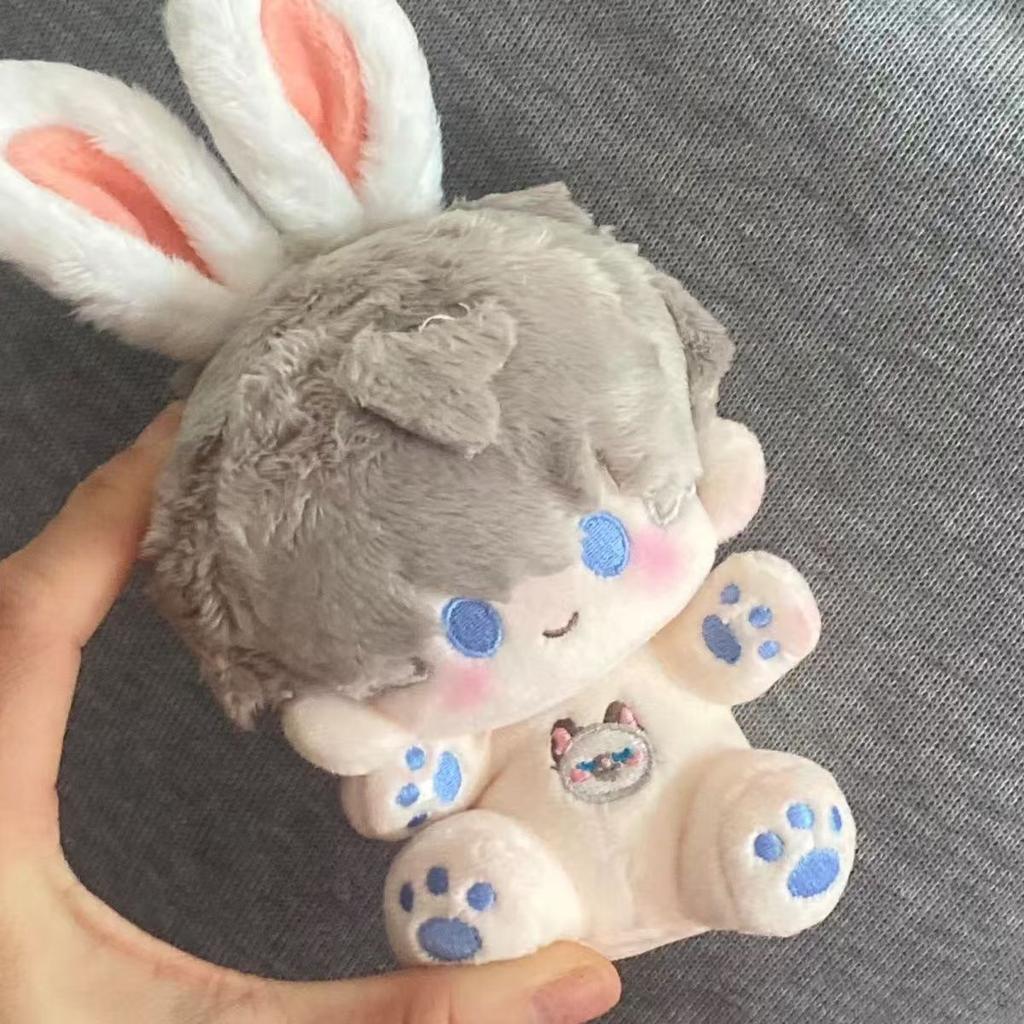 10 Cm Sitting Plush Toy Sylus Love And Deepspace Sylus Cartoon Doll Same Style Accessory Girl'S Gift Cotton Doll Cosplay Women