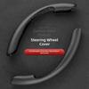 Ergonomic Car Steering Wheel Cover Protector Universal For Round And D Shape Wheels Provide Better Control And Style 2pcs