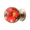 Door Pulls Unique Resin Wardrobe Knob Cupboard Handle Modern Furniture Handle Crystal Ball Shape Cabinet Door Handle