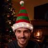 Christmas Hat with Lights Light Up Tree Hat, Striped Plush LED Party Eye Catching Stage Performance Fur Trim, Holiday Cosplay Costume Accessory