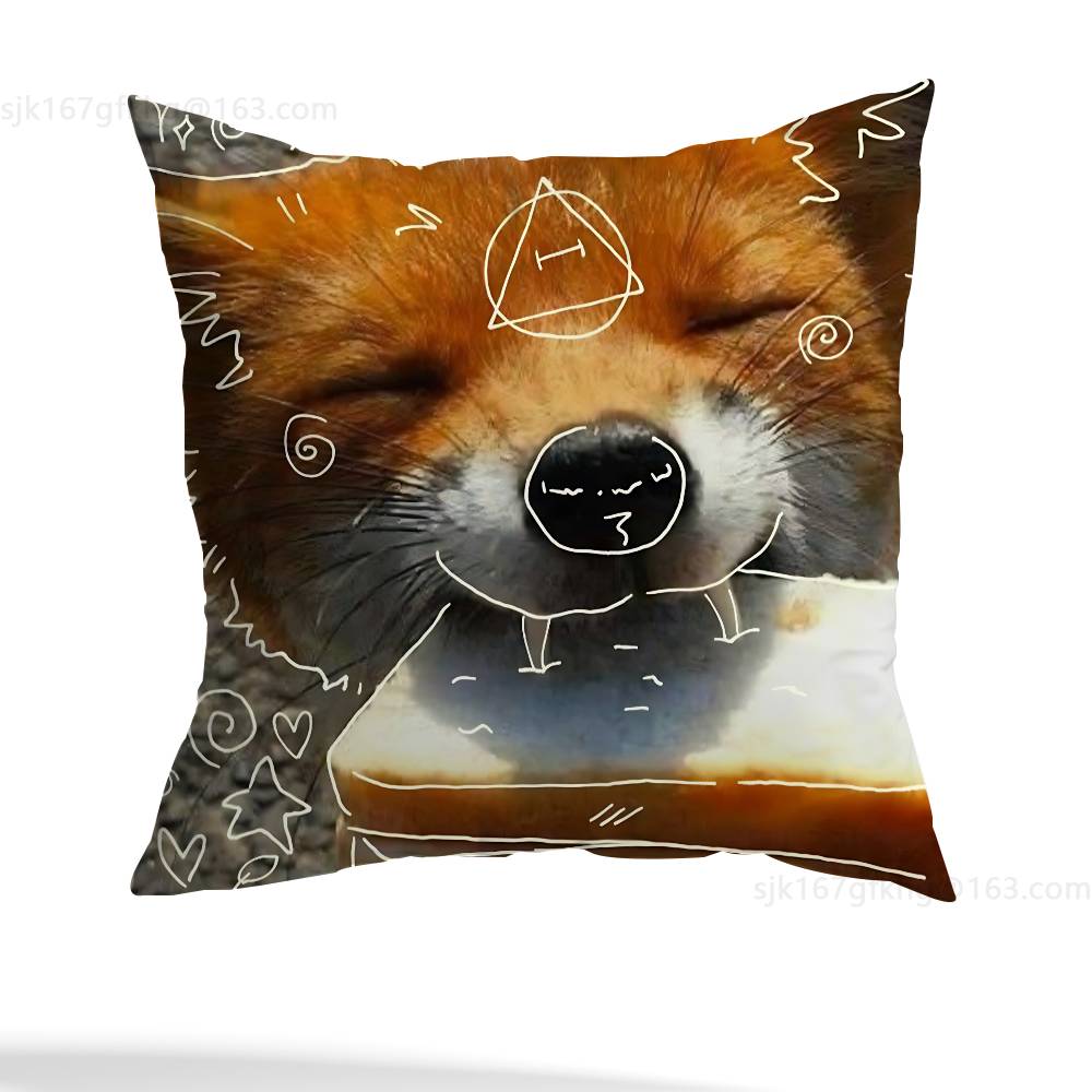 Kissenbezug mit dem neuen Therian-Delta-Symbol, Wohnzimmer-Sofa-Kissenbezug, Schlafzimmer-Bettkissenbezug, Heimdekoration