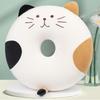 Office Chair Cushion Cat Donut Pillow Chair Cushion Soft Seat Mat with Removable Cover for Home Living Room Bedroom Study Room