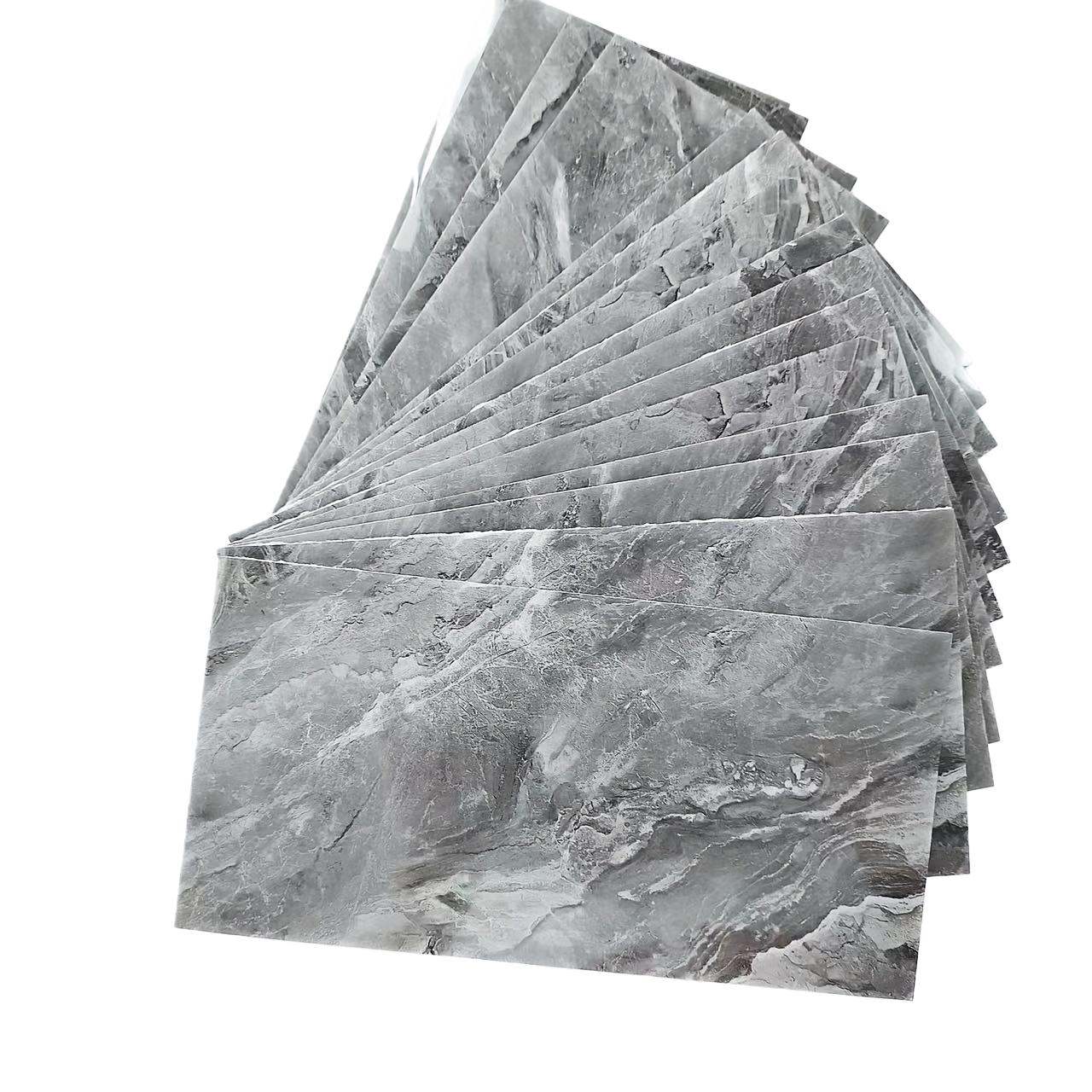 

16PCS Marble Pattern Wall Sticker, Peel & StickWall Decal, Waterproof Decorative Sticker For Home 16pcs