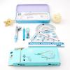 Little Fish Art 8-Piece Set: Drawing, Painting, Compass, Ruler, and Square for Elementary and Middle School.