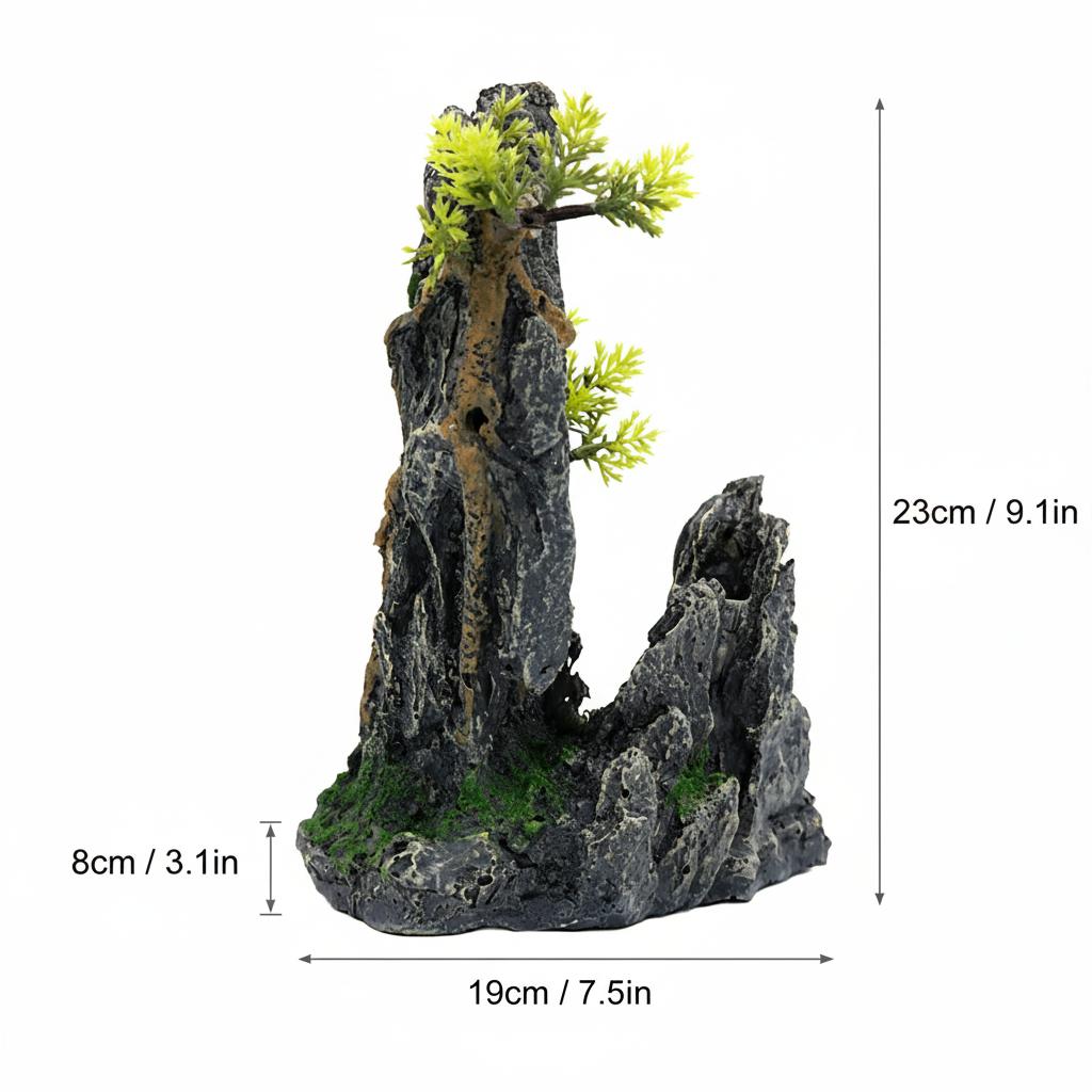

Aquarium Landscape Rockery Decoration Fish Tank Decorations Landscaping Decor Resin Ornaments Aquariums Accessories Gift