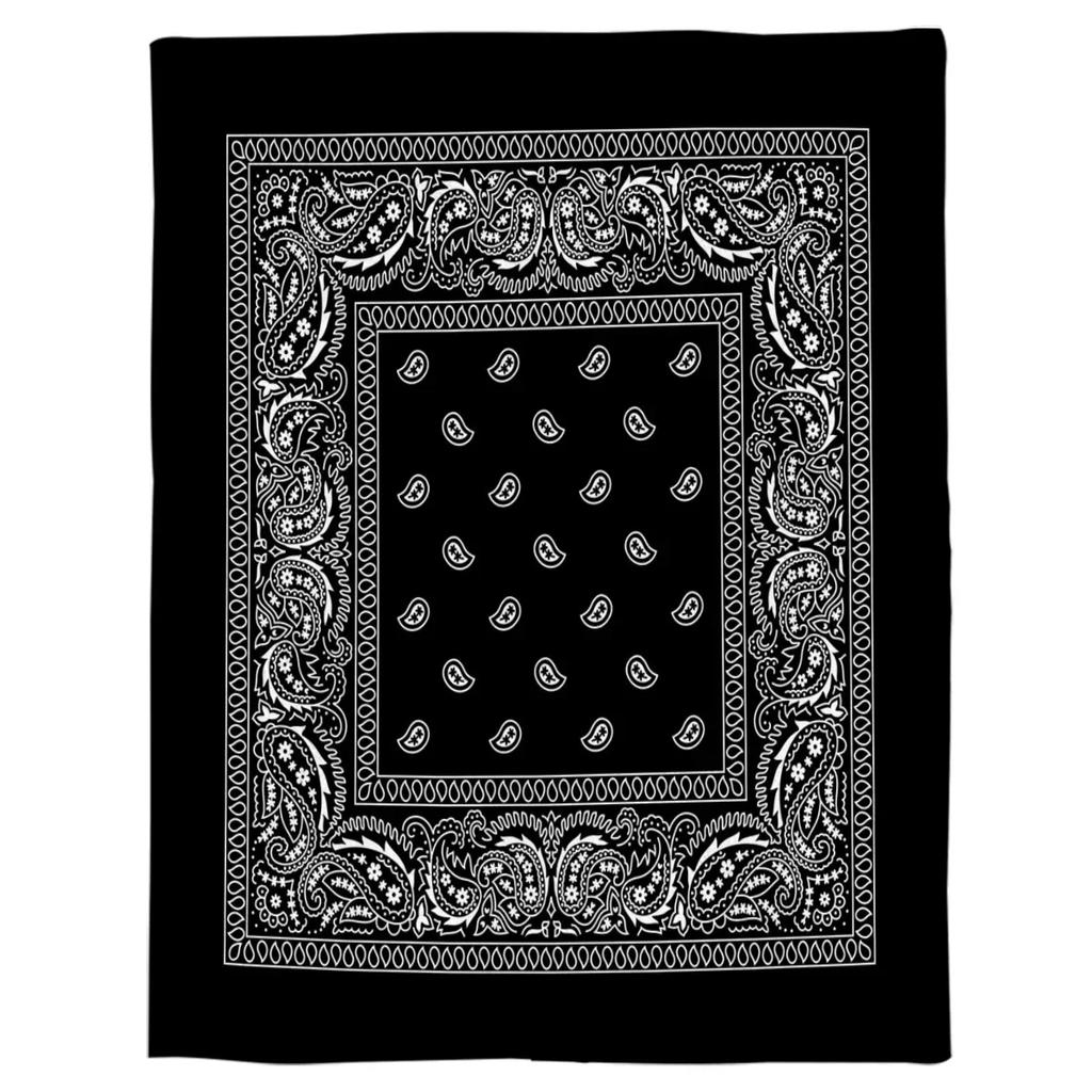 Bandana Pola Flanel Selimut Sofa Tempat Tidur Portable Fleece Throw Lucu Mewah Seprai Throws Blanket Queen King Twin Size