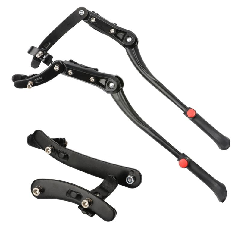 Adjustable Bike Side Stand Anti-abrasion Strong Support Alloy High Hardness Non-slip Kick Stand Cycling Bike Supplies