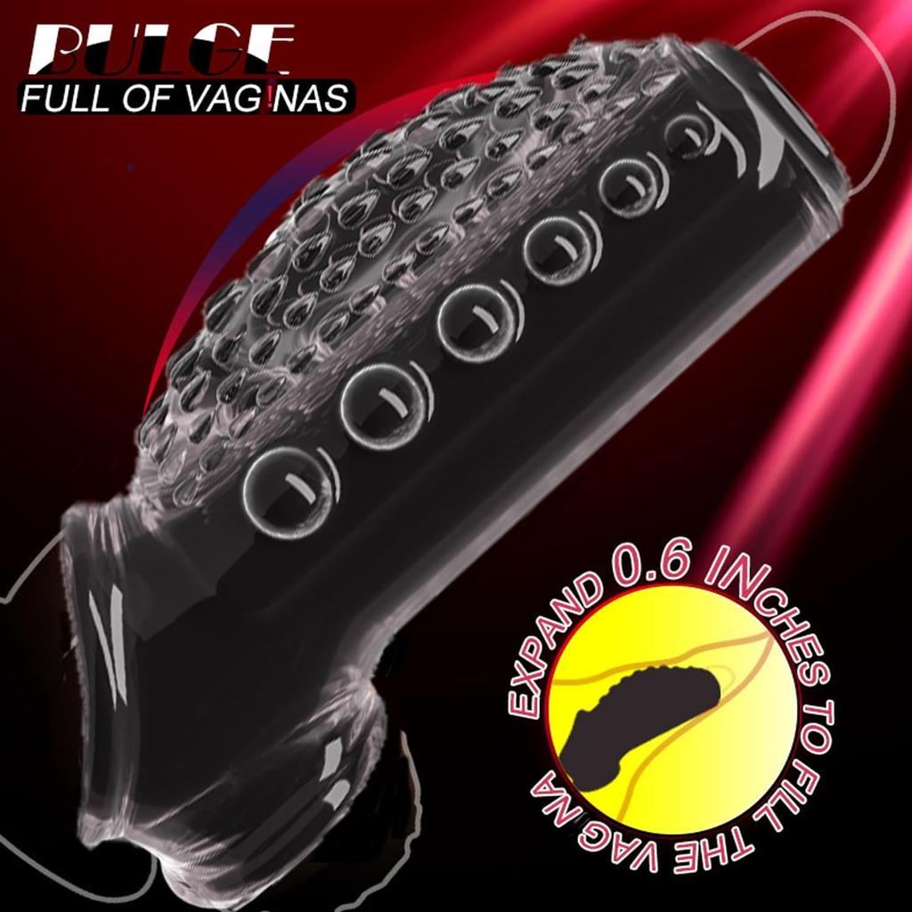 Jogos para Adultos Manga de Pênis Brinquedos Sexuais Masculinos Argola Peniana Manga Anel de Pênis Extensor Para Brinquedos Sexuais Masculinos Com Bola Esticador Monstro Fantasia