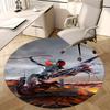 Fantasy Warrior Chair Mat   Round Carpet for Home Decor, Office Use, Gift Idea   Bedroom and Living Room0166b