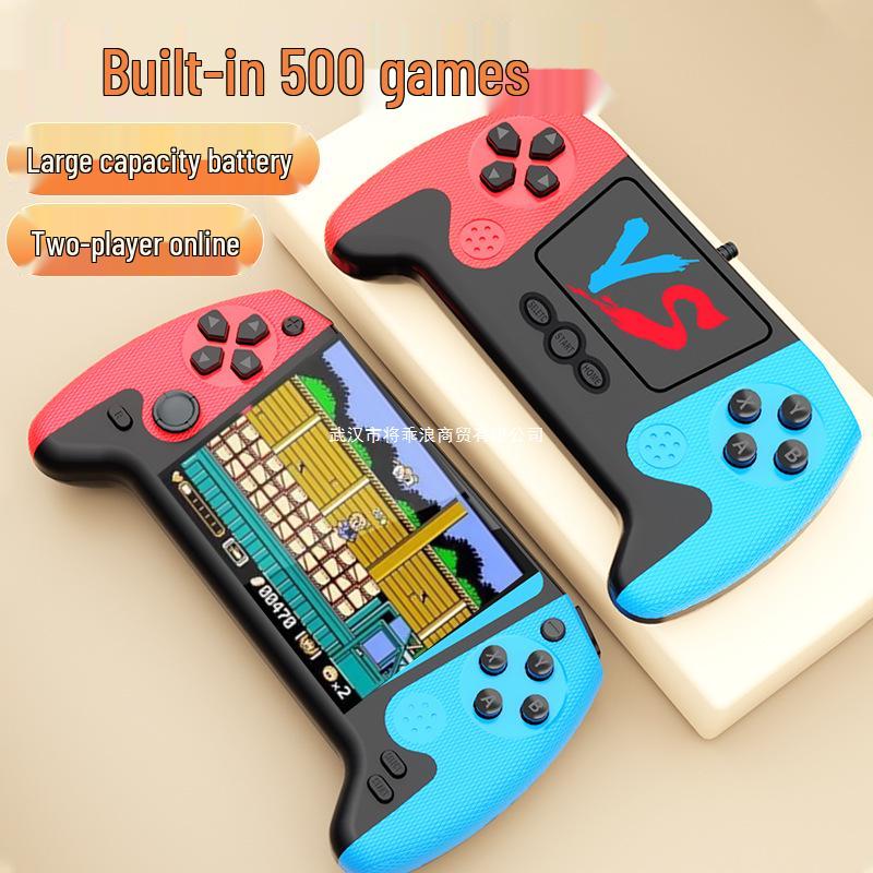 2025 Handheld Game Console: 500 Games, Large Screen, Joystick, Double Player, Connects to TV, Nostalgic Children's Toy Gift