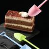 100Pcs Creative Cute Colorful Disposable Plastic Dessert Spoon Ice Cream Fruit Cake Spoon4
