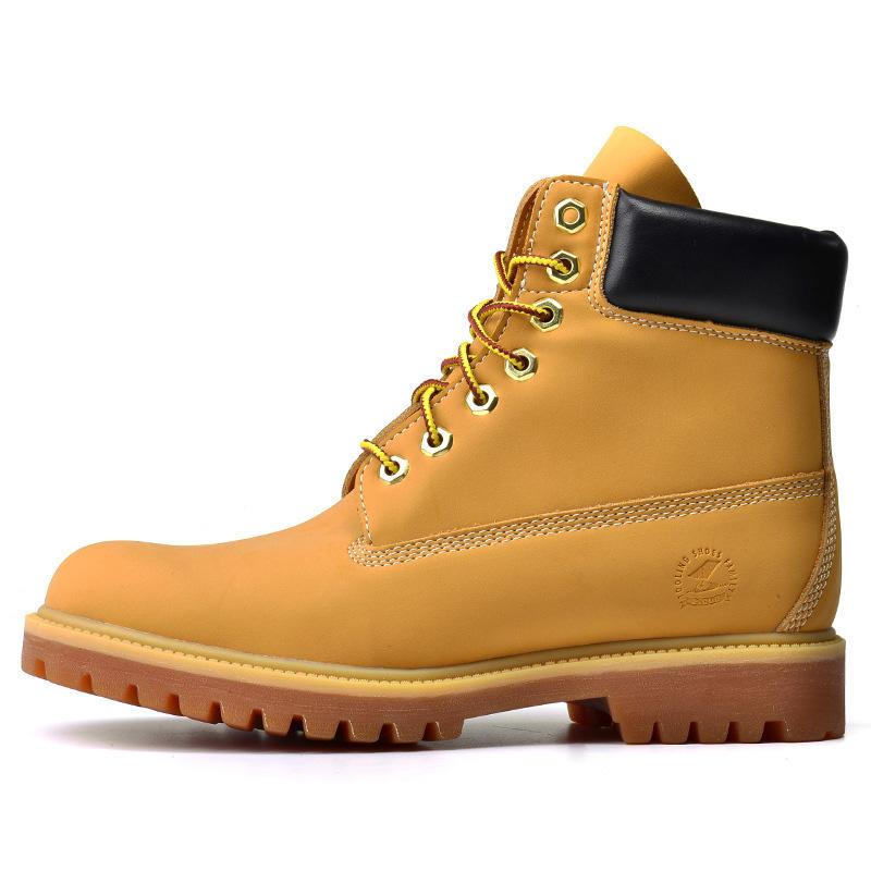 DOYUTIG Marke Weiße Farbe Rindsleder Outdoor Stiefel Für Männer & Frauen Lässige Paare Stiefel Mode Atmungsaktiv Militärstiefel SG003