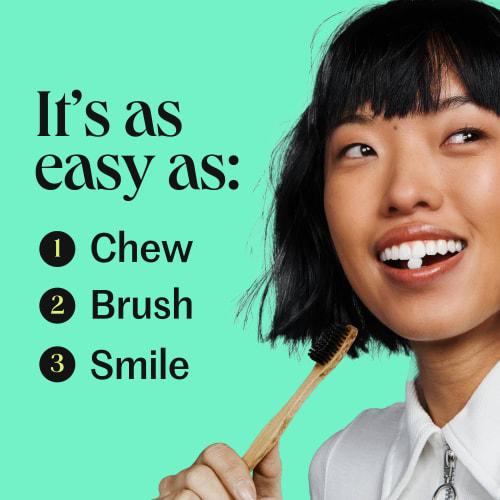 BITE Toothpaste Bits with Nano Hydroxyapatite - Eco and Travel-Friendly Whitening Toothpaste Tablets (Mint) 124.0 Count