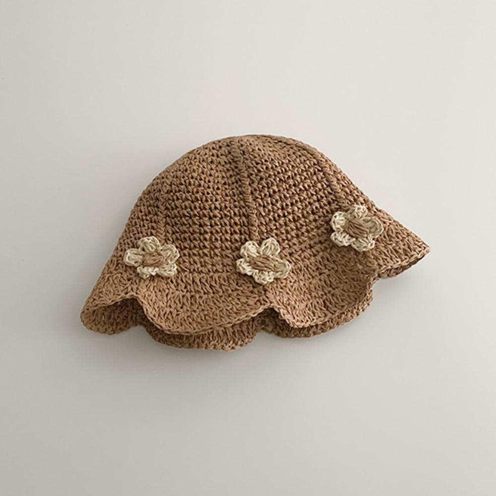 

М який дитячий сонцезахисний капелюх Дихаючий капелюшок для захисту від сонця Портативний солом яний капелюх Літній сезон хакі