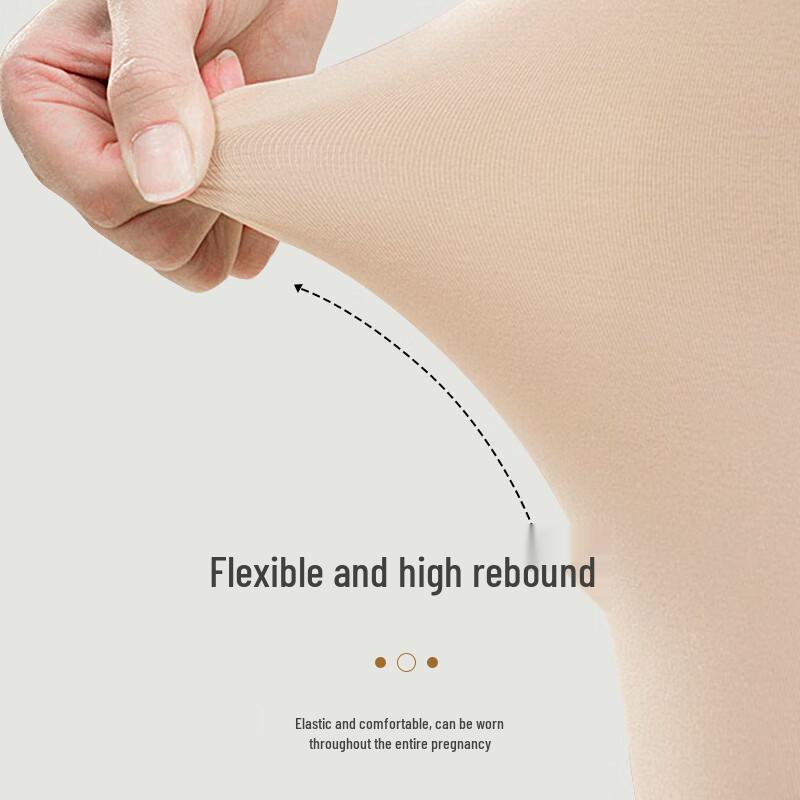 LANGSHA Umstandsleggings mit verstellbarer Bauchstütze und Fleecefutter