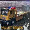1:32 Alloy Flatbed Trailer Excavator Blender Truck Model Toys Diecast Car Sound Light Pull Back Miniature Vehices Boys' Fun Toys