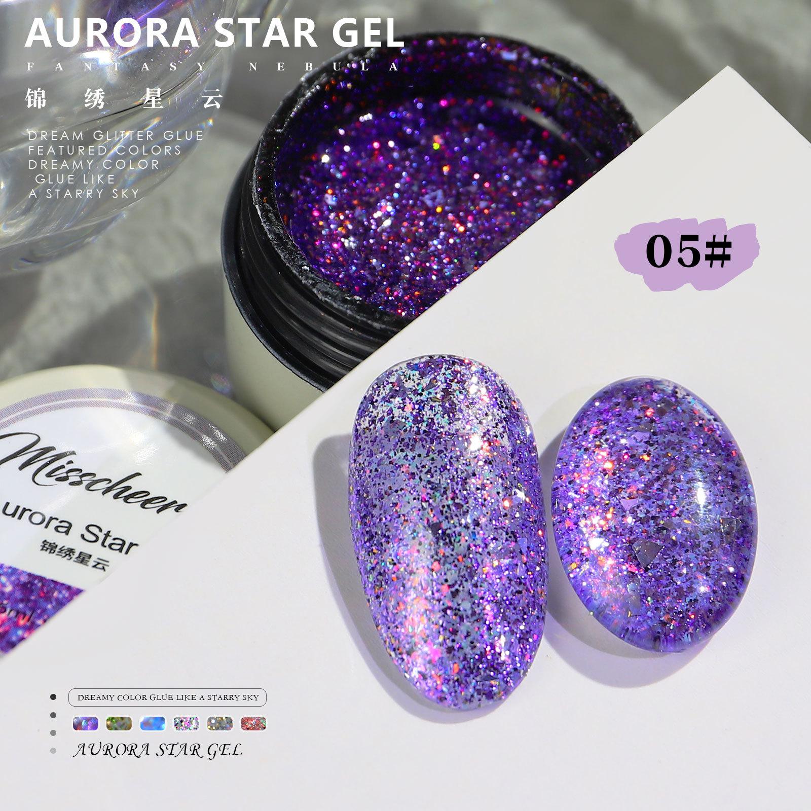 

Клей для ногтей Bright Star, специальный клей для фототерапии для маникюрного салона, клей для ногтей с блестками