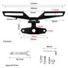 Multi-Function Steel Tire Lever: Car & Motorcycle Tire Removal and Repair Tool