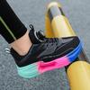 Boys' rotating buckle sneakers 2025 new summer children's and adolescents' running shock-absorbing mesh breathable running shoes
