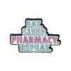 Creative Cartoon Pill Series Metal Brooch Set Whimsical Alphabet Pin Collection For Fashionable Accessory Lovers