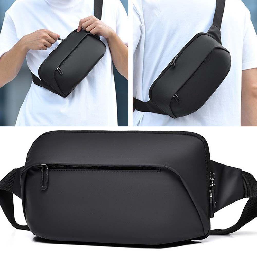 Oxford Cloth Men Chest Bag Waterproof Crossbody Bag All-match Sports Message Bag  Running