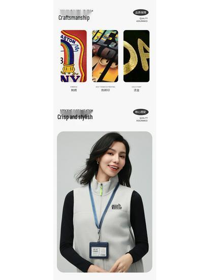 DJI Custom Logo Polar Fleece Vest - Winter Corporate Team Workwear Vest