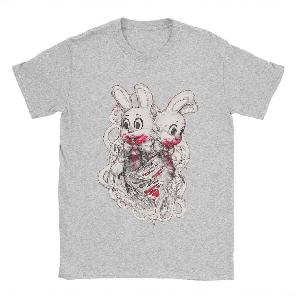 Robbie Robbie Silent Hill Herren T-Shirt Humor T-Shirt Kurzarm Rundhals T-Shirt 100% Baumwolle Geburtstagsgeschenk Kleidung