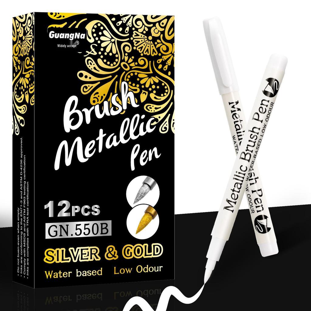 Guan Na 550 Metalické Voděodolné DIY Řemeslné a Doodle Pero na Karty