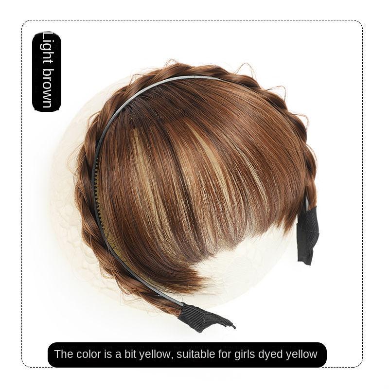 Wig Bangs Hairband Fake Hair Headband Fringe Hair Extension Women Girls Clips In Hair Extension Hair Accessories Hairpiece Clips