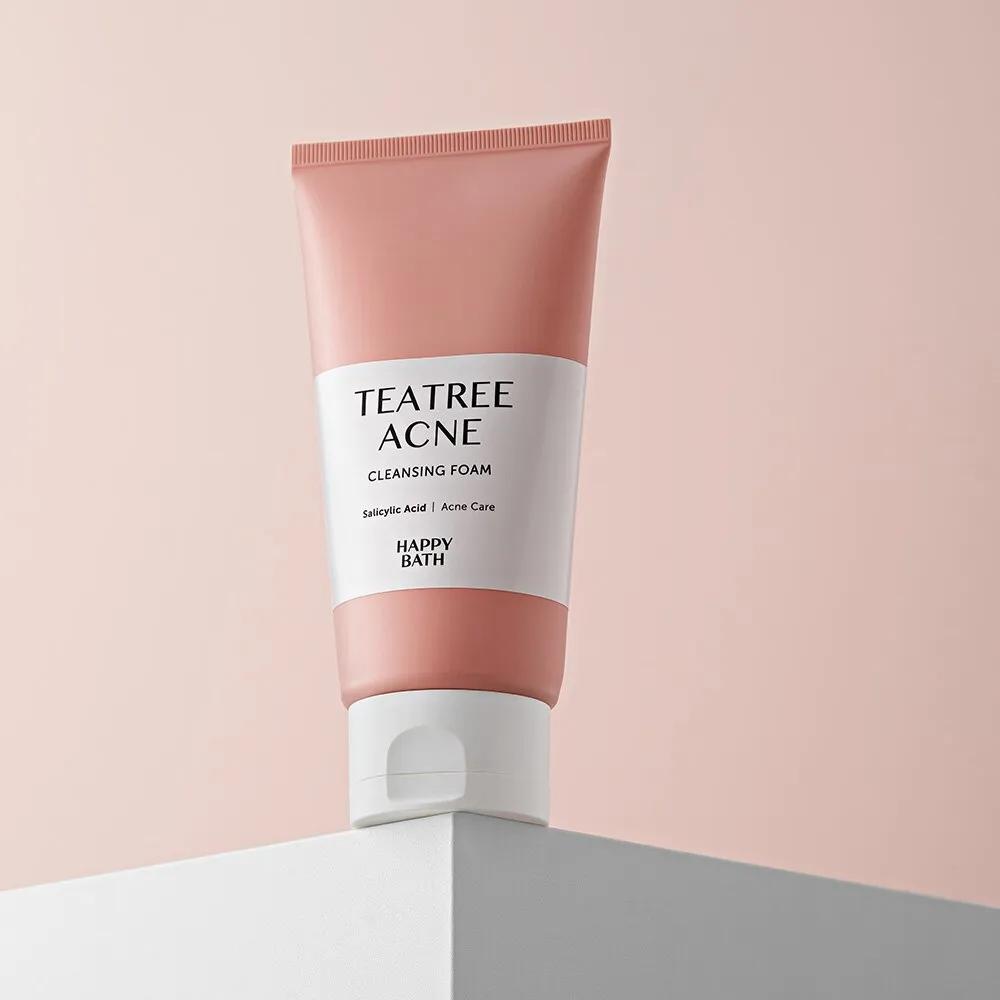 Happy Bath Чайное дерево Очищающая пенка от прыщей 150г