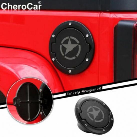 Дверная крышка лючка бензобака Заглушка бензобака Аксессуар Для Jeep Wrangler JK 07+ Unlimited
