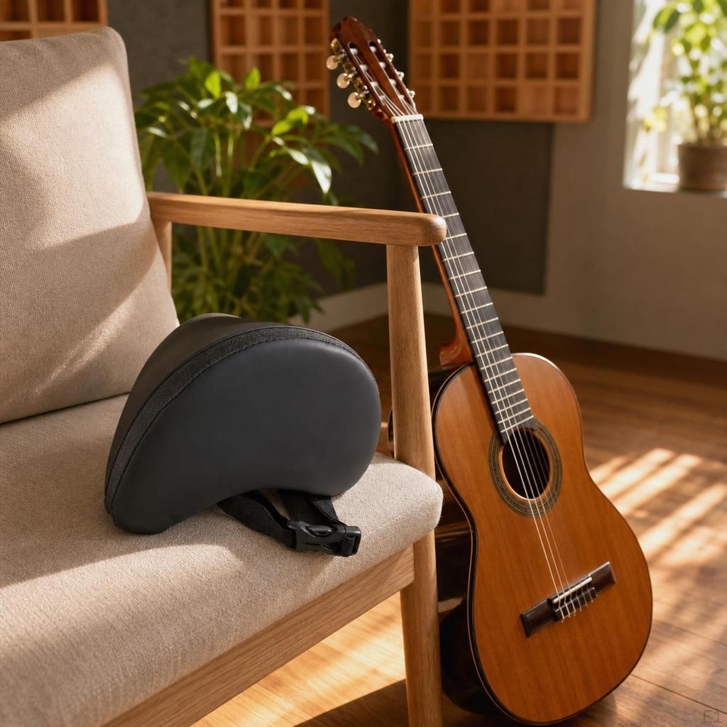 Cuscino di Supporto per Chitarra Ergonomico con Cinturino Comodo per Chitarristi, Pratica,
