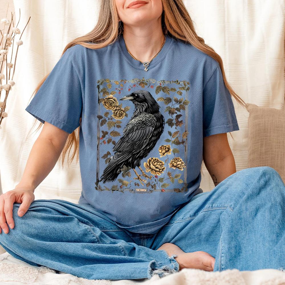 Tarot Card Comfort Shirts Goblincore Gothic Witchy Dark Academia Shirt Crewneck Casual Daily Unisex Y2K Top Streetwear