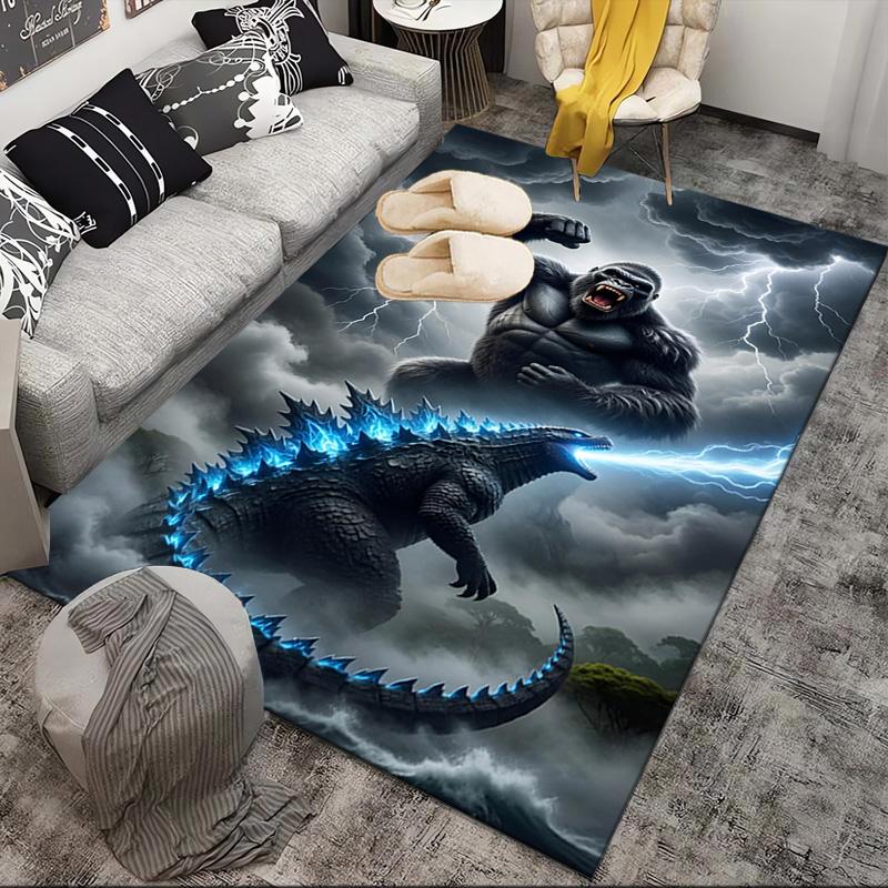 Giant Monster Rampage Area Rug Suitable for Indoor And Outdoor,Carpets for Kitchens, Homes, Offices, Living Rooms,Home Decor,Christmas Gift