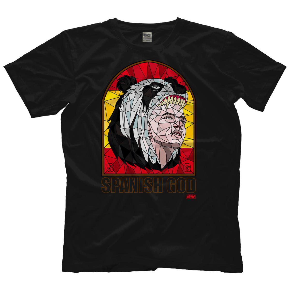 Sammy Guevara - Stained Glass (Available in 2 Colors) AEW Official T-Shirt S разноцветный