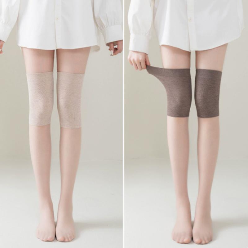 2/1Pairs New Women Summer Over Knee Length Stockings Slim Simple Elegant Breathable Thin Transparent Anti Hook Skin Color Socks