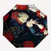 1pc Jujutsu Kaisen Characters Outdoor Umbrella - Automatic Opening/Closing, 3-Fold Design, 8-Bone Iron Frame - Perfect Gift for Fans, Travelers, Daily