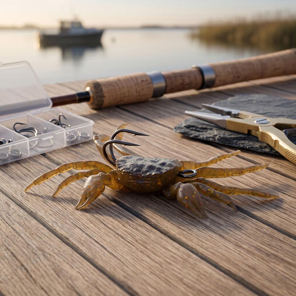 Sinking Soft Crab for Long Casting - Realistic Fishing for and