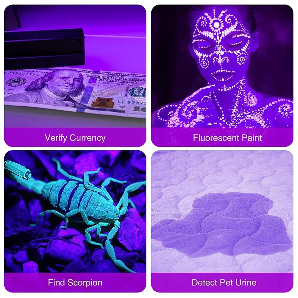 9W UV Resin Curing Lamp Torch LED 395nm UV Flashlight For Epoxy UV Resin Cure Adhesive Glue Jewelry Equipments Tool Flashlight