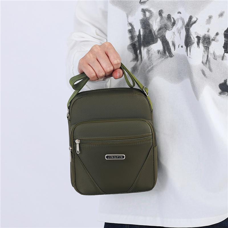 Bolsa de Ombro Masculina Bolsa Casual Masculina Impermeável Outdoor Multifuncional Transversal